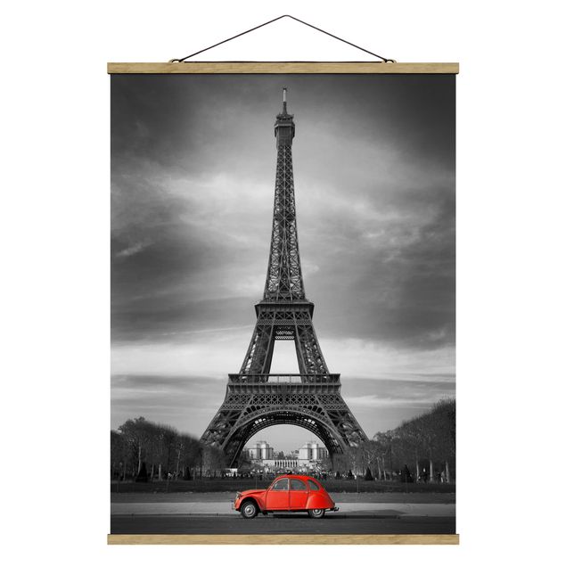 Foto su tessuto da parete con bastone - Spot On Paris - Verticale 4:3