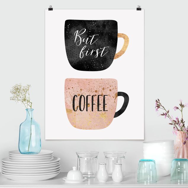 Poster - Ma prima, caffè - Verticale 4:3