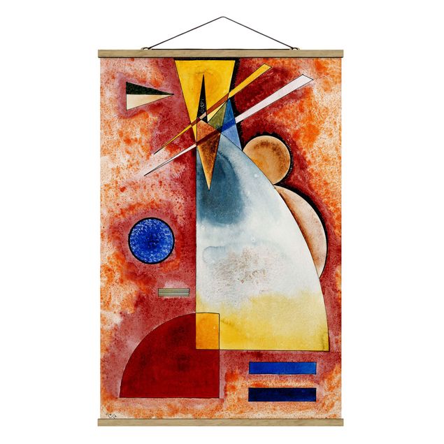 Foto su tessuto da parete con bastone - Wassily Kandinsky - Incrociare - Verticale 3:2