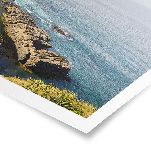 Poster - Nugget Point in Nuova Zelanda - Panorama formato orizzontale