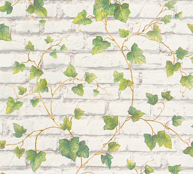 Carta da parati - A.S. Création Best of Wood`n Stone 2nd Edition in Marrone Verde Bianco
