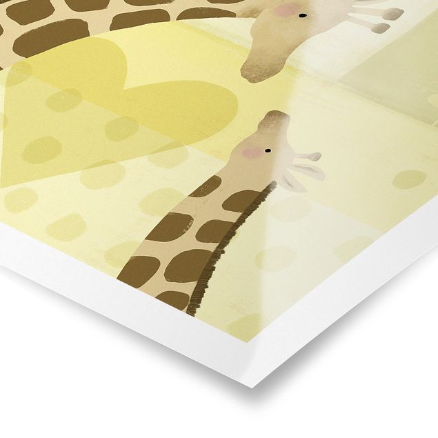 Poster - Io e mia madre - Giraffe - Quadrato 1:1