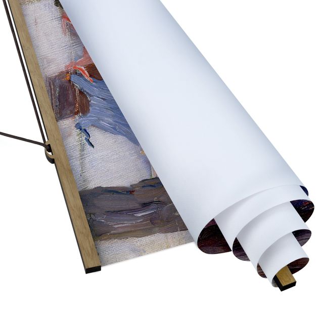 Quadro su tessuto con stecche per poster - Franz Marc - riciclaggio di ondeggiamento - Orizzontale 1:2