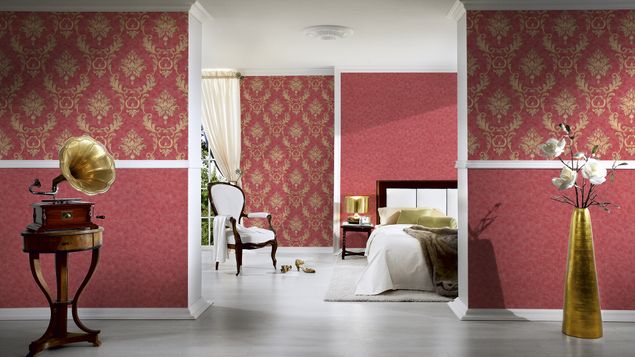 Carta da parati - Architects Paper Luxury wallpaper in Metalizzato Rosso