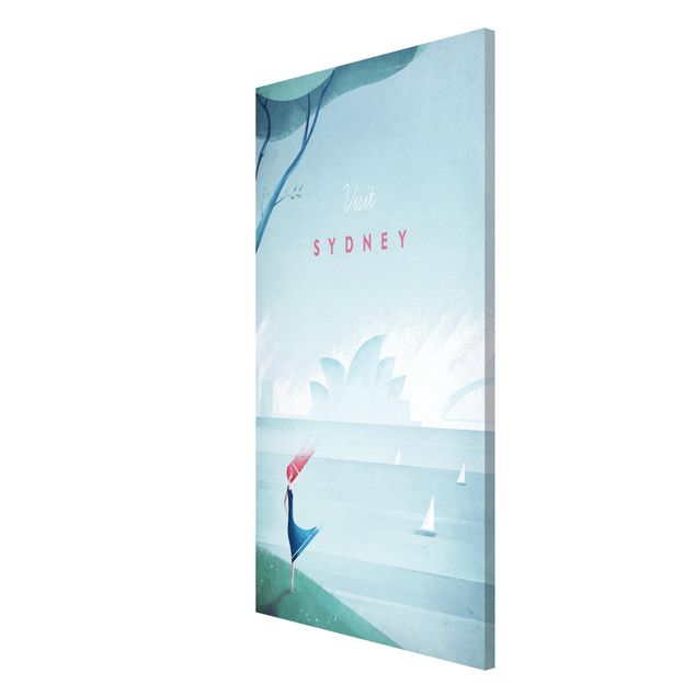 Lavagna magnetica - Poster Viaggi - Sidney - Formato verticale 4:3