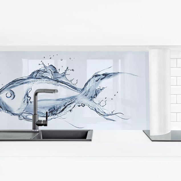 rivestimenti moderni cucina Pesce d'argento liquido II