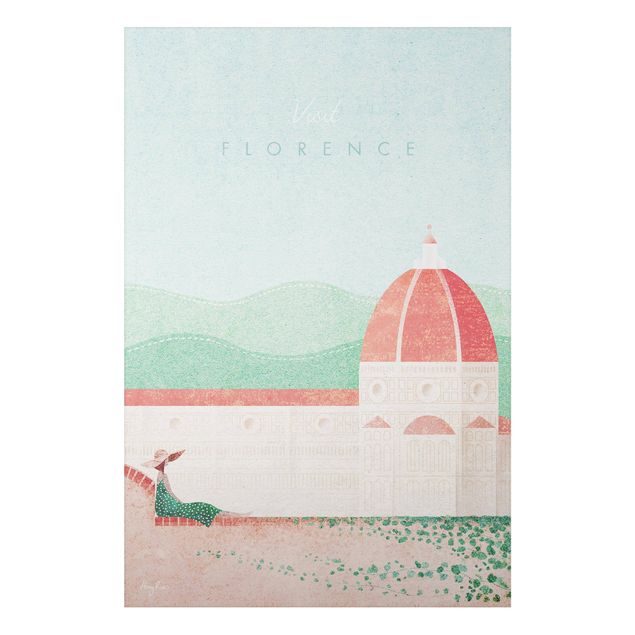 Stampa su alluminio - Poster di viaggio - Firenze