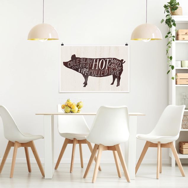 Poster - Farm BBQ - Pig - Orizzontale 2:3