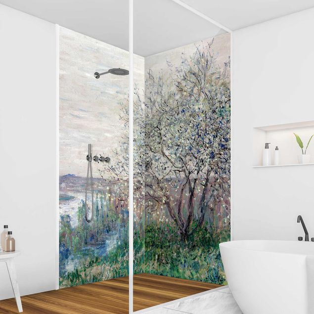 Rivestimenti per doccia foreste Claude Monet - Primavera a Vétheuil
