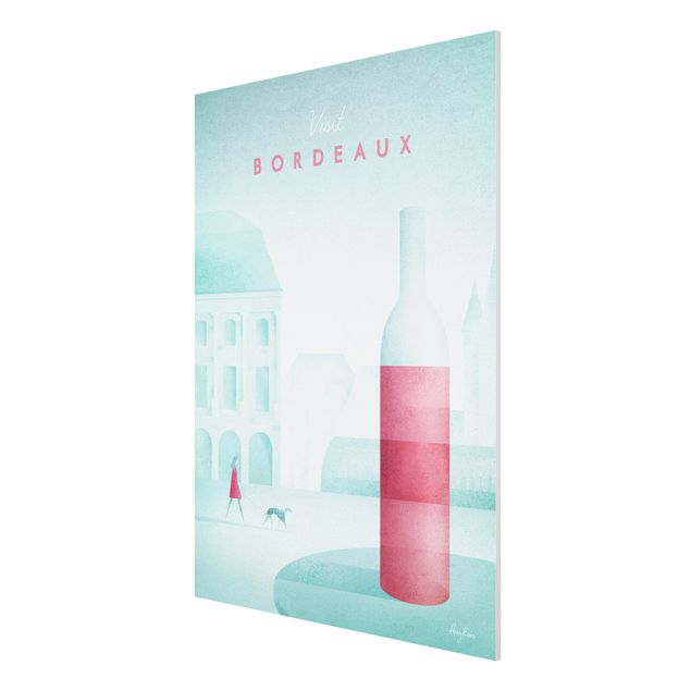 Stampa su Forex - Poster viaggio - Bordeaux - Verticale 4:3