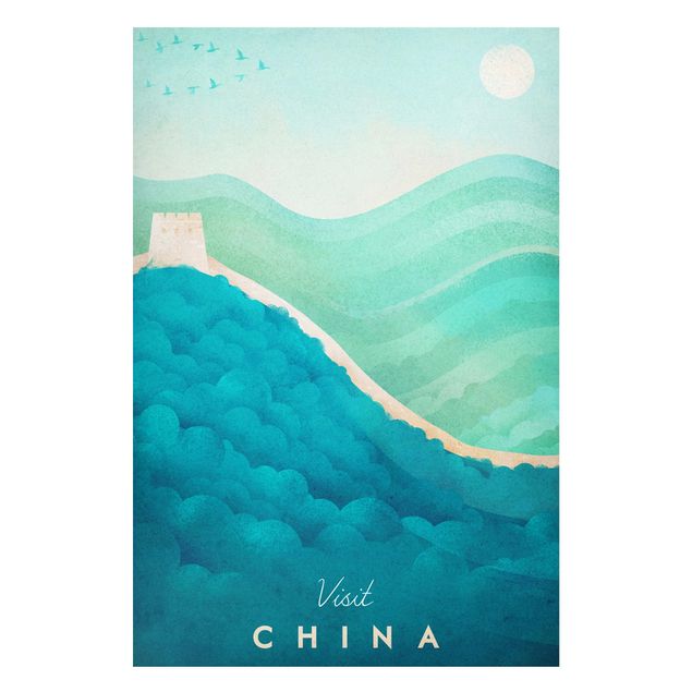 Lavagna magnetica - Poster di viaggio - Cina - Formato verticale 2:3