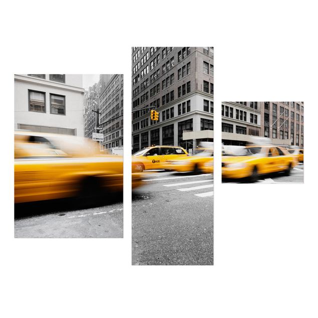 Stampa su tela 3 parti - Rapid New York - Collage 1
