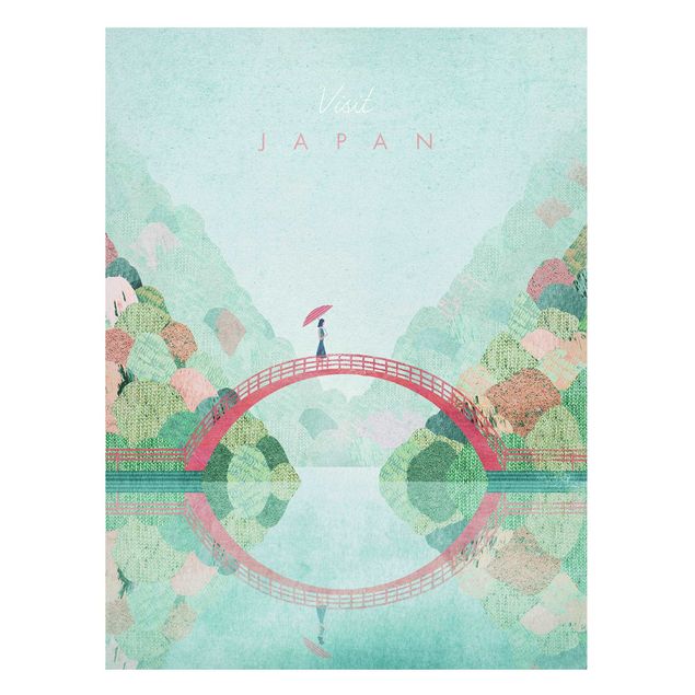 Lavagna magnetica - Poster di viaggio - Autunno in Giappone