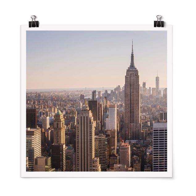 Poster - Empire State Building - Quadrato 1:1