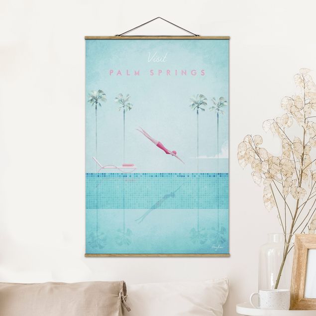 Foto su tessuto da parete con bastone - Poster Travel - Palm Springs - Verticale 3:2