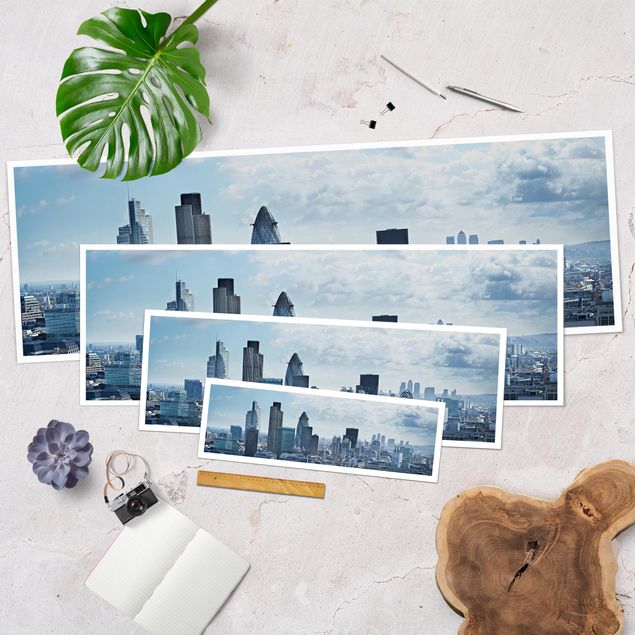 Poster - Skyline di Londra - Panorama formato orizzontale