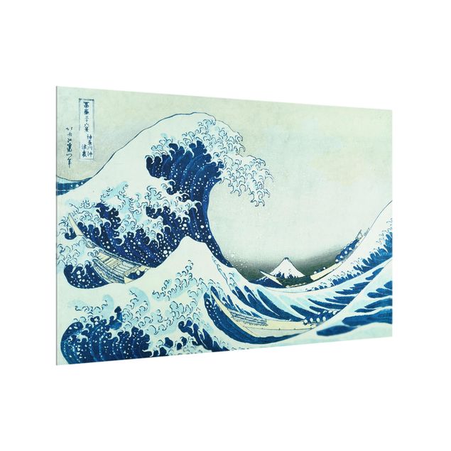 Paraschizzi in vetro - Katsushika Hokusai - The Great Wave At Kanagawa