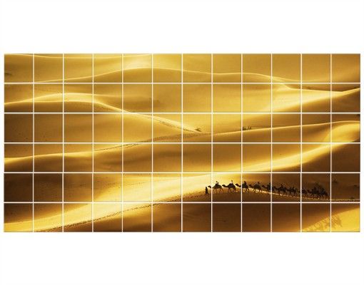 Adesivo per piastrelle - Golden Dunes