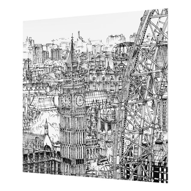 Paraschizzi in vetro - City Study - London Eye