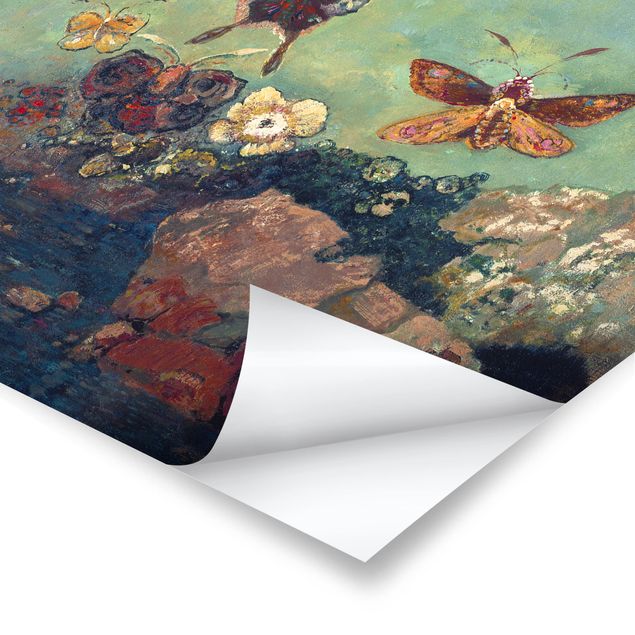 Poster - Odilon Redon - Butterflies - Verticale 4:3