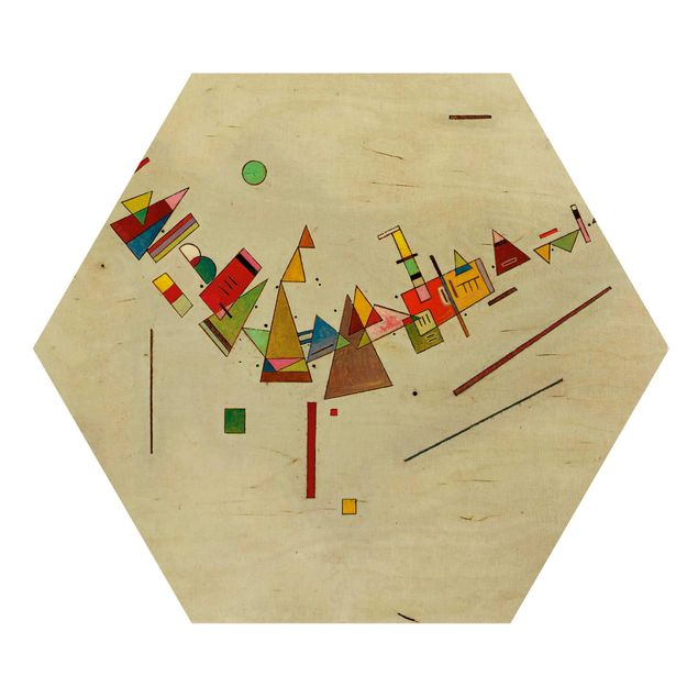 Esagono in legno - Wassily Kandinsky - Angular Momentum