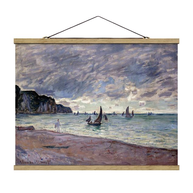 Foto su tessuto da parete con bastone - Claude Monet - Costa di Pourville - Orizzontale 3:4