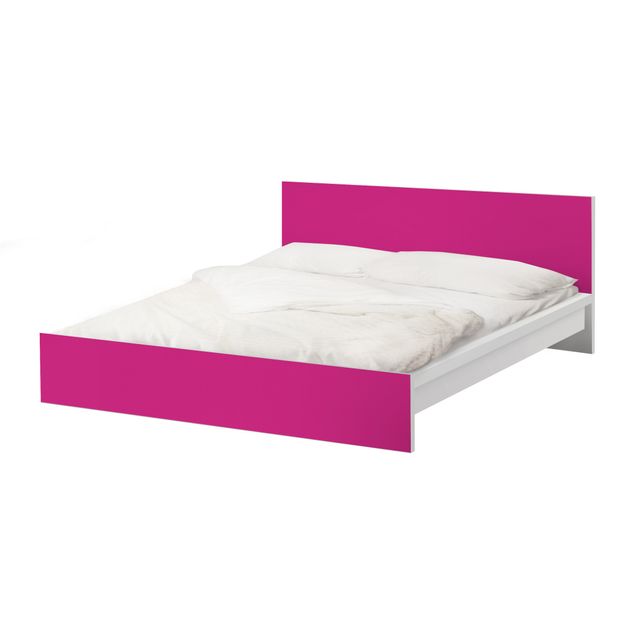 Carta adesiva per mobili IKEA - Malm Letto basso 180x200cm Colour Pink