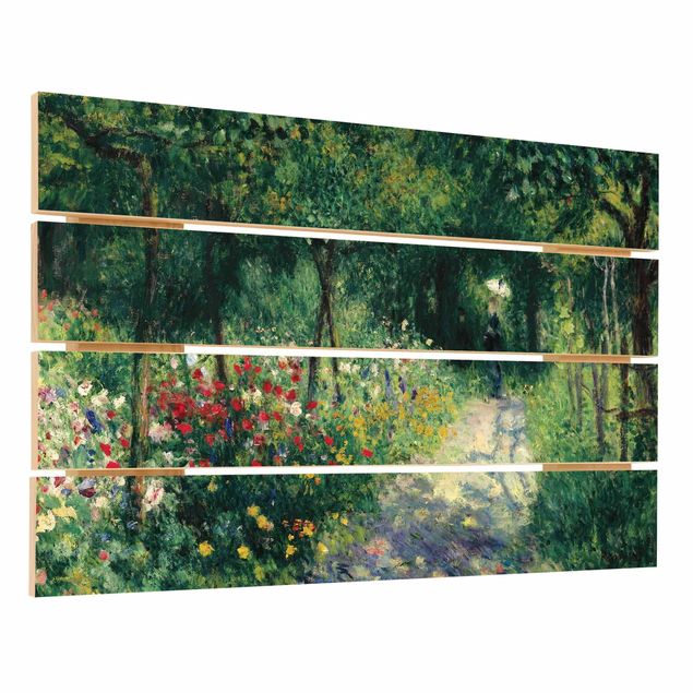 Stampa su legno - Auguste Renoir - Women In The Garden - Orizzontale 2:3