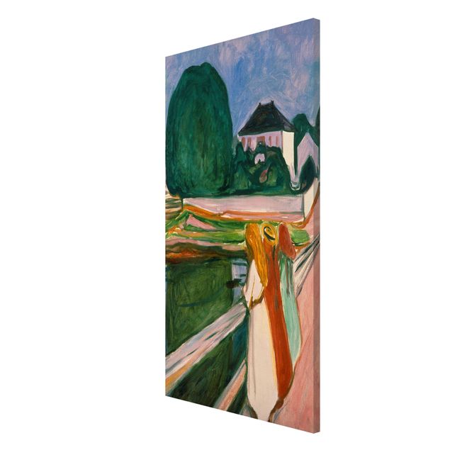Lavagna magnetica - Edvard Munch - Notte Bianca - Formato verticale 4:3
