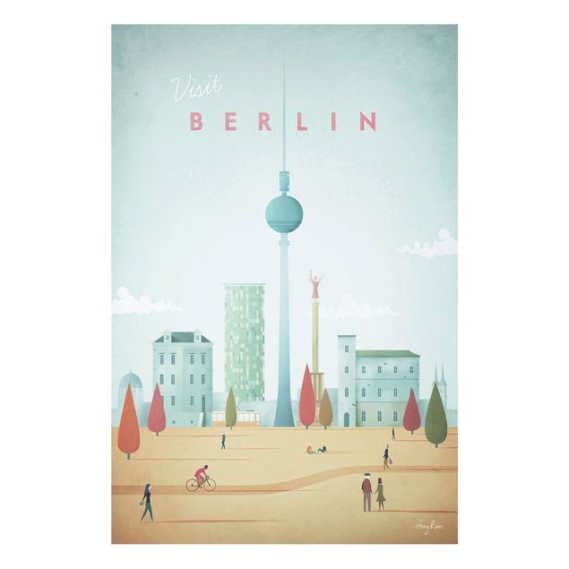 Stampa su Forex - Poster viaggio - Berlino - Verticale 3:2