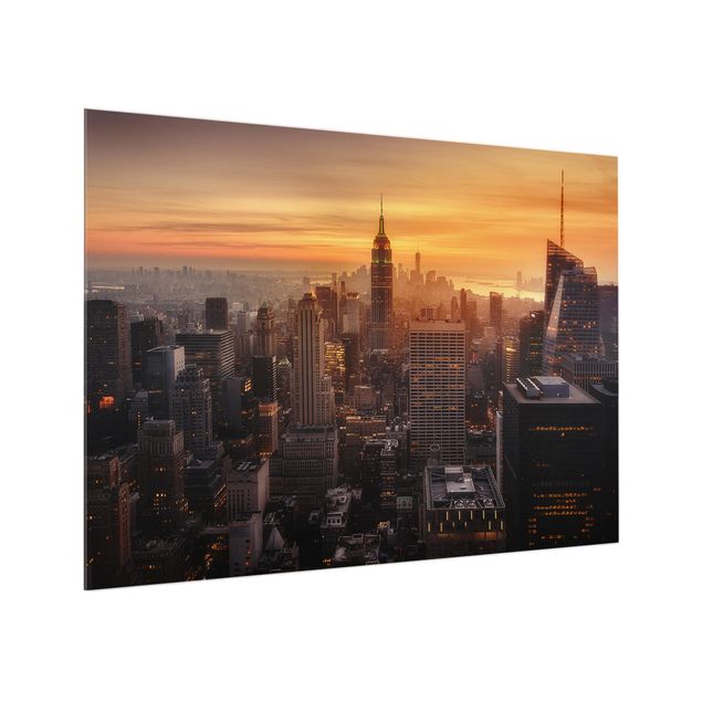 Paraschizzi in vetro - Manhattan Skyline Evening