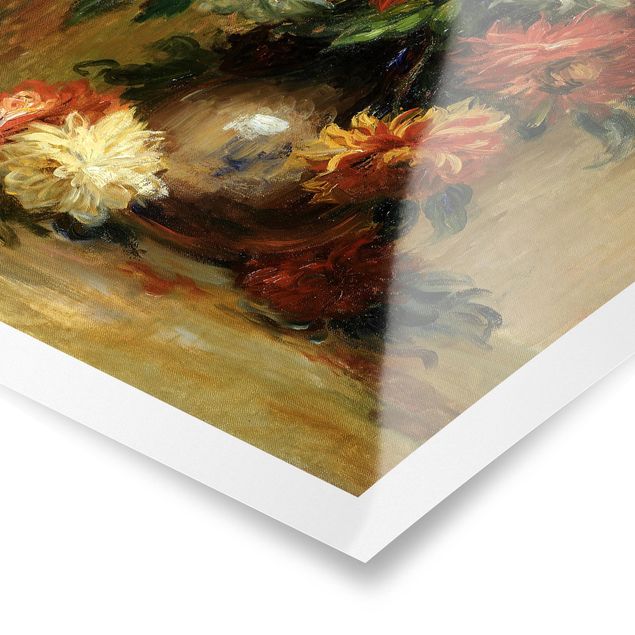 Poster - Auguste Renoir - Natura morta con dalie - Verticale 4:3