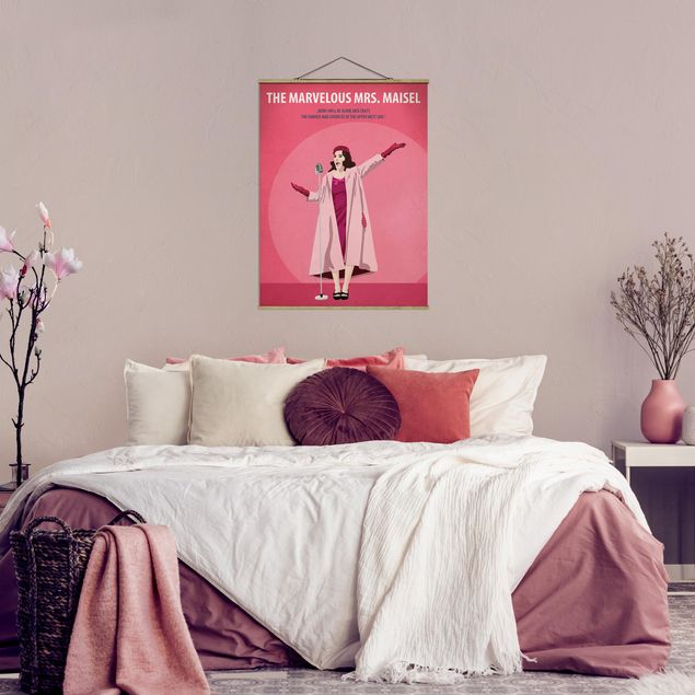 Foto su tessuto da parete con bastone - Poster del film La signora Marvelous Maisel - Verticale 4:3