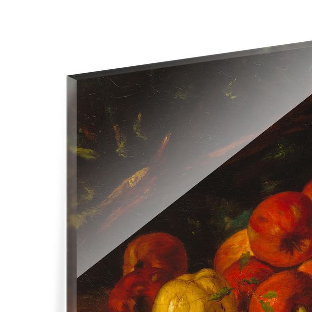 Paraschizzi in vetro - Gustave Courbet - Apple Still Life