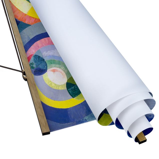 Quadro su tessuto con stecche per poster - Robert Delaunay - Forme Circulaire - Orizzontale 1:2