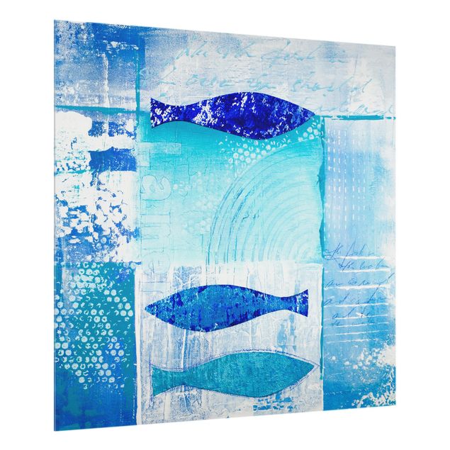 Paraschizzi in vetro - Fish In The Blue