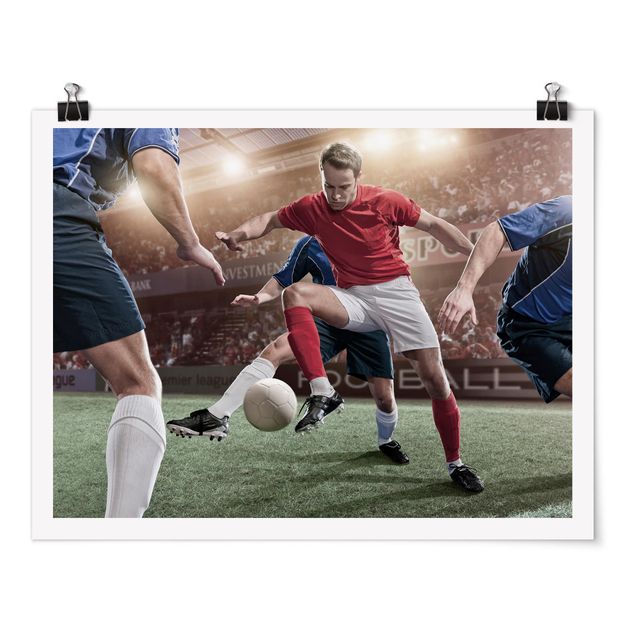 Poster - Rivali di calcio - Orizzontale 3:4
