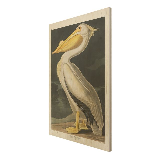 Stampa su legno - Pelican White Board Vintage - Verticale 3:2