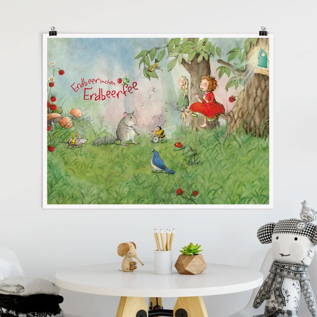 Poster illustrazioni The Strawberry Fairy - Facciamo un po' di musica insieme