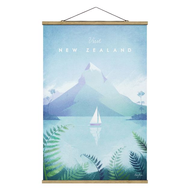 Foto su tessuto da parete con bastone - Poster Viaggi - Nuova Zelanda - Verticale 3:2