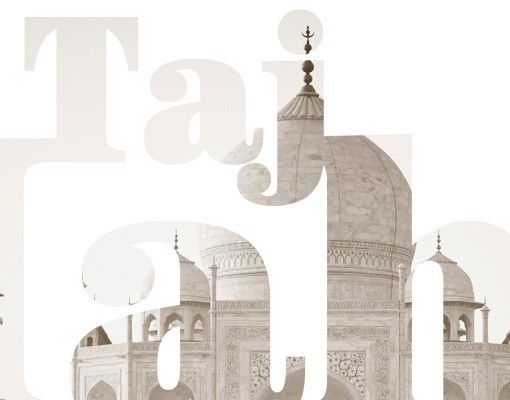 Adesivo murale no.JS58 Taj Mahal