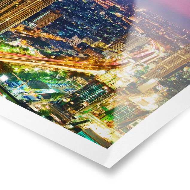 Poster - skyline di Bangkok - Panorama formato orizzontale