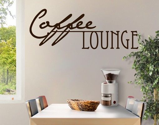 Adesivo murale no.CA27 Coffee Lounge
