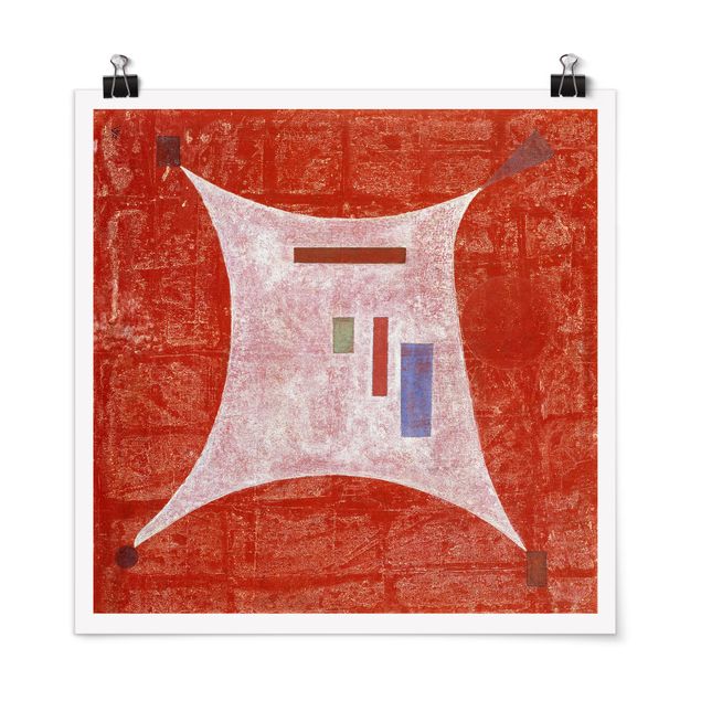 Poster - Wassily Kandinsky - Four Corners - Quadrato 1:1