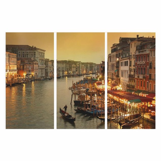 Stampa su tela 3 parti - Grand Canal Of Venice - Verticale 2:1