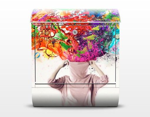 Cassetta postale Brain Explosions 39x46x13cm