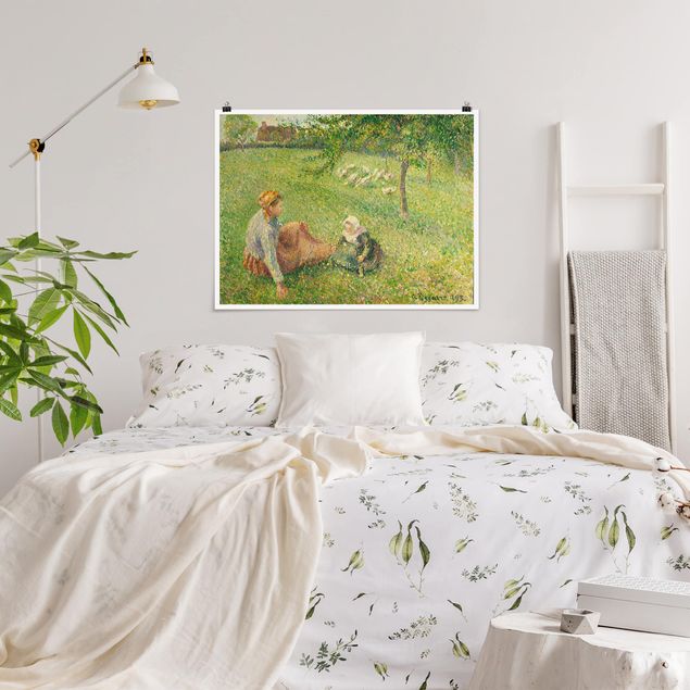 Poster - Camille Pissarro - Gänsehirtin - Orizzontale 3:4