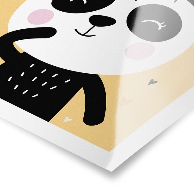 Poster - The Happy Panda - Verticale 4:3