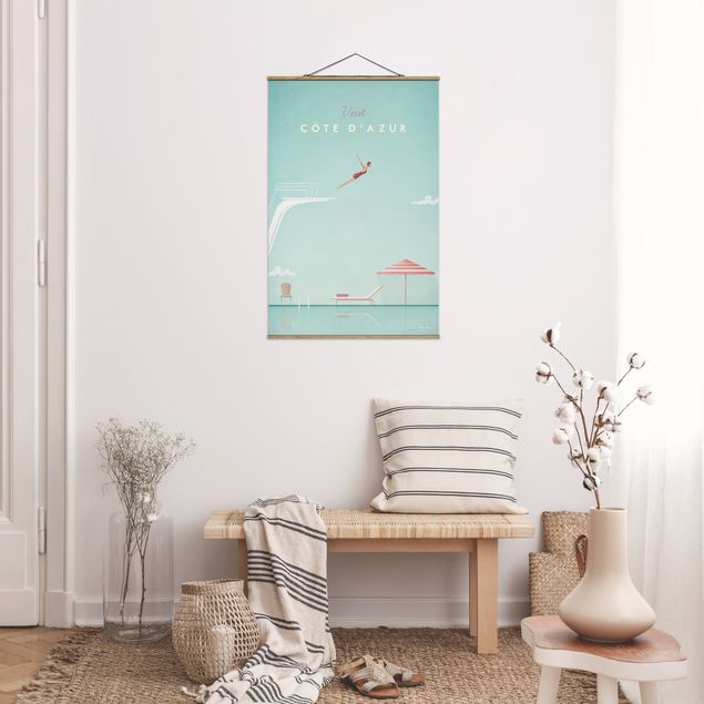 Foto su tessuto da parete con bastone - Poster Viaggi - Côte d'Azur - Verticale 3:2