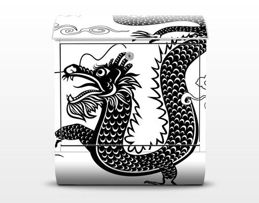 Cassetta postale Asian Dragon 39x46x13cm